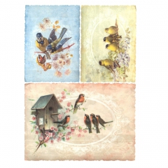 Rice decoupage paper A4 ITD R212