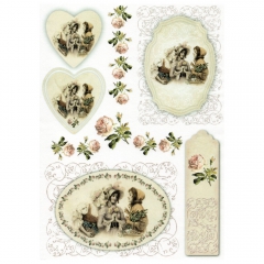 Rice decoupage paper A4 ITD R363