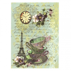 Rice decoupage paper A4 ITD R496