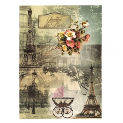 Rice decoupage paper A4 ITD R497