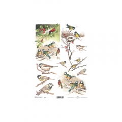 Rice decoupage paper A4 ITD R597