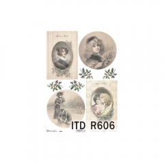 Rice decoupage paper A4 ITD R606
