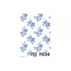 Papier ryżowy do decoupage niebieskie róże A4 ITD R634