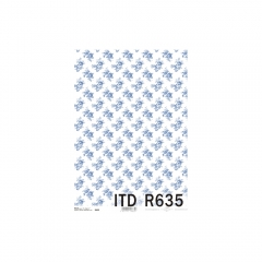 Papier ryżowy do decoupage niebieskie róże A4 ITD R635