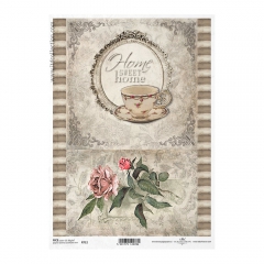 Rice decoupage paper A4 ITD R712