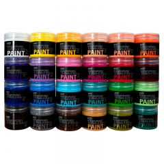 Profile textil paint grazes a set of paints for dark fabrics 24x50ml