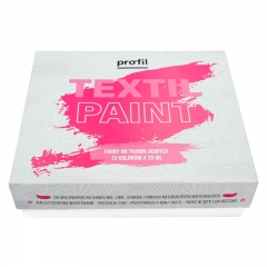 Profil textil paint set of paints for light fabrics 12x25ml