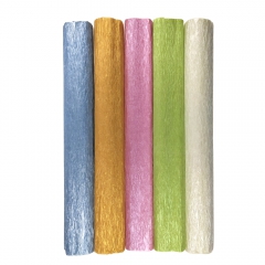 Happy Color bibuła marszczona 5 rolek mix kolorów perłowych 25x200cm