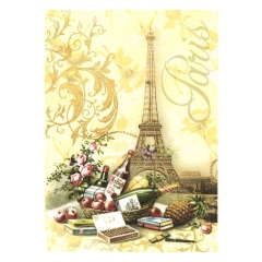 Rice decoupage paper A4 ITD R333