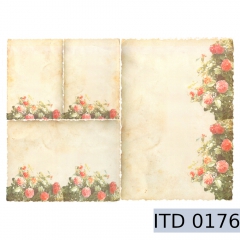 Decoupage paper old paper roses 996-0176 / A3