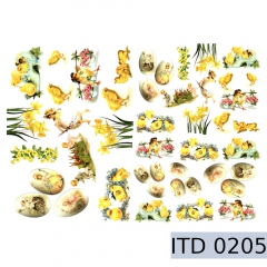 Easter decoupage paper 996-0205 / A3