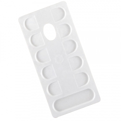 Lefranc & Bourgeois rectangular plastic tray with hole 11x24 cm