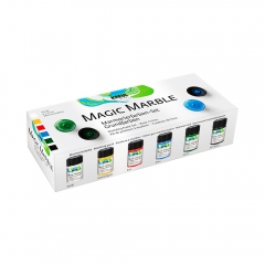 Kreul magic marble zestaw farb marmurkowych 6x20ml