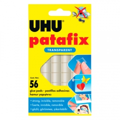 UHU patafix transparent self-adhesive mass 56 pieces