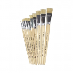 Lineo set of bristle flat brushes 10pcs