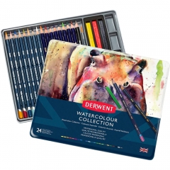Derwent watercolor collections set of 24 watercolor elements
