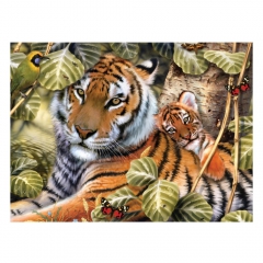 Royal&Langnickel numerowanka A3 10 kolorów - portret tygrysów