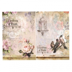 Rice decoupage paper A4 ITD R709