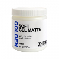 Golden soft gel matte matowe medium żelowe 237ml