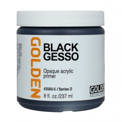 Golden black gesso 237ml