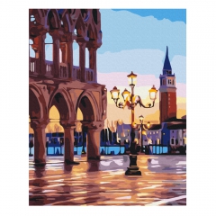 Brushme painting by numbers 40x50cm evening in Venice