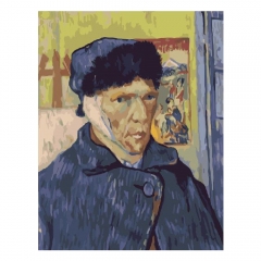 Brushme painting by numbers 40x50cm van Gogh self-portrait