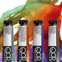 Golden QoR watercolor paints in a tube of 11ml