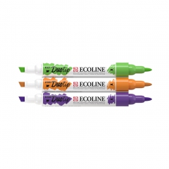 Talens ecoline duo tip secondairy set of 3 pens