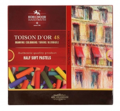 Koh-i-noor Toison Dor pastele suche połówki 48 kolorów