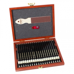 Koh-i-noor toison d`or set of 20 mechanical pencils in a wooden case