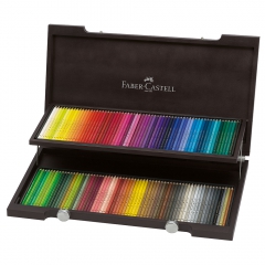 Faber-Castell polychromos zestaw 120 kredek w drewnianej kasecie