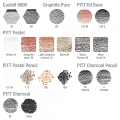 Faber-Castell pitt monochrome set of 33 pcs