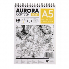 Aurora sketch light blok 90g 50ark na spirali