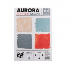 Aurora bristol smooth smooth block 300g 20 sheets
