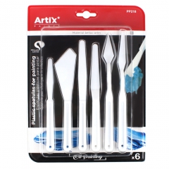 Artix set of 6 plastic spatulas