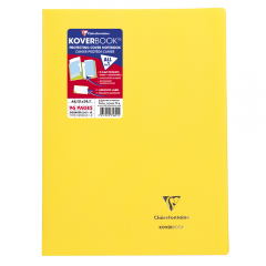 Clairefontaine koverbook squared notebook with a margin A4 90g 96 pages