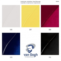 Talens van gogh podstawowy zestaw farb olejnych 5x20ml