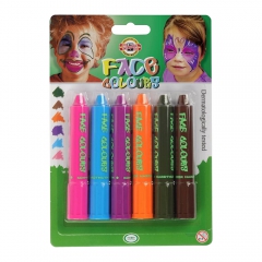 Koh-i-noor face colors pencils for face painting 6pcs