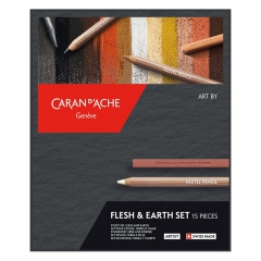 Caran dAche zestaw rysunkowy flashe&earth 15 elementów