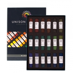 Unison Colour dark 1 zestaw suchych pasteli w sztyfcie 18szt 740321