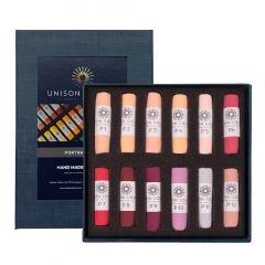 Unison Colour portrait zestaw suchych pasteli w sztyfcie 12szt