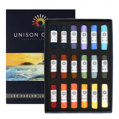 Unison Colour les darlow landscape zestaw 18 suchych pasteli w sztyfcie 750002