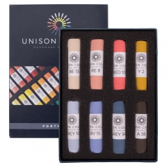 Unison Color portrait set of dry pastel sticks 8 pcs 750001