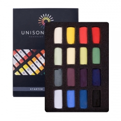 Unison Colour starter zestaw suchych półpasteli w sztyfcie 16szt 740900