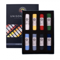 Unison Colour starter zestaw suchych pasteli w sztyfcie 8szt 740840