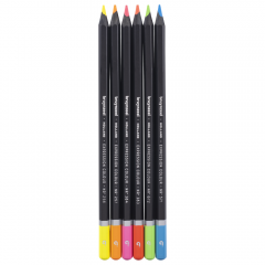 Bruynzeel Expression set of 6 neon crayons