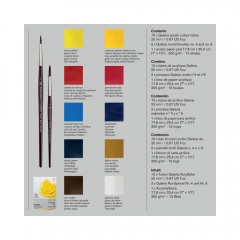 Winsor&Newton tate colletion galeria zestaw farb akrylowych 10x20ml