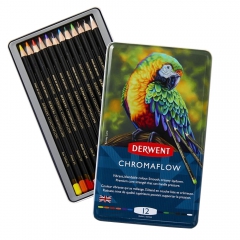 Derwent chromaflow set of crayons 12pcs