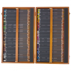 Derwent procolour zestaw kredek 72szt drewniana kasetka