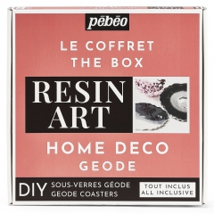 Pebeo gedeo the resin art box home deco epoxy resin decoration set